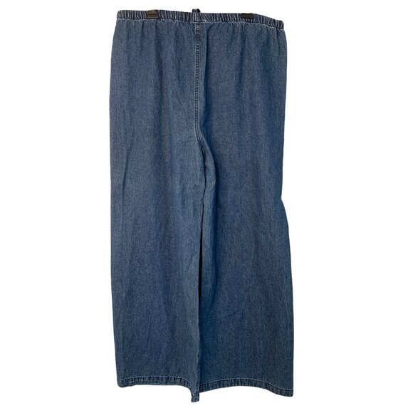 Steve Madden Womens XL Wide Leg Relaxed Jeans 100% Cotton RN10521 NWT Pockets - Picture 7 of 8